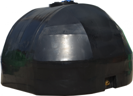 Double-layer horizontal plastic tank for transport, 5000 liters - фото