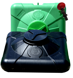 Triple-layer shower tank, 200 liters - фото