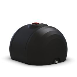 Double-layer horizontal plastic tank for transport, 2200 liters - фото